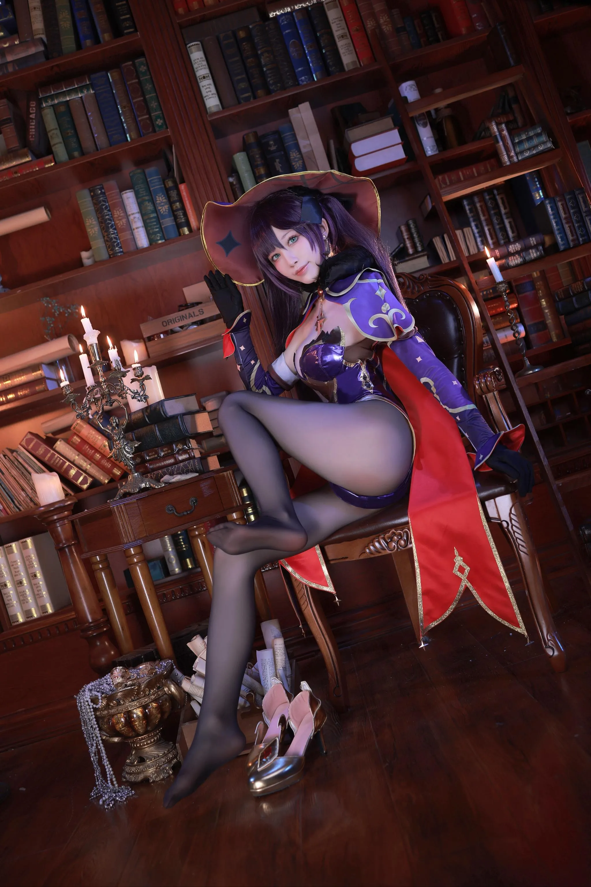 水淼Aqua – NO.120 原神莫娜 [75P]插图7